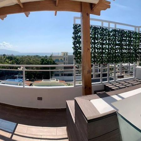 Apart. Bbq, Jacuzzi Y Vista Al Mar, 4Hb/Ac. Apartment Barahona Luaran gambar